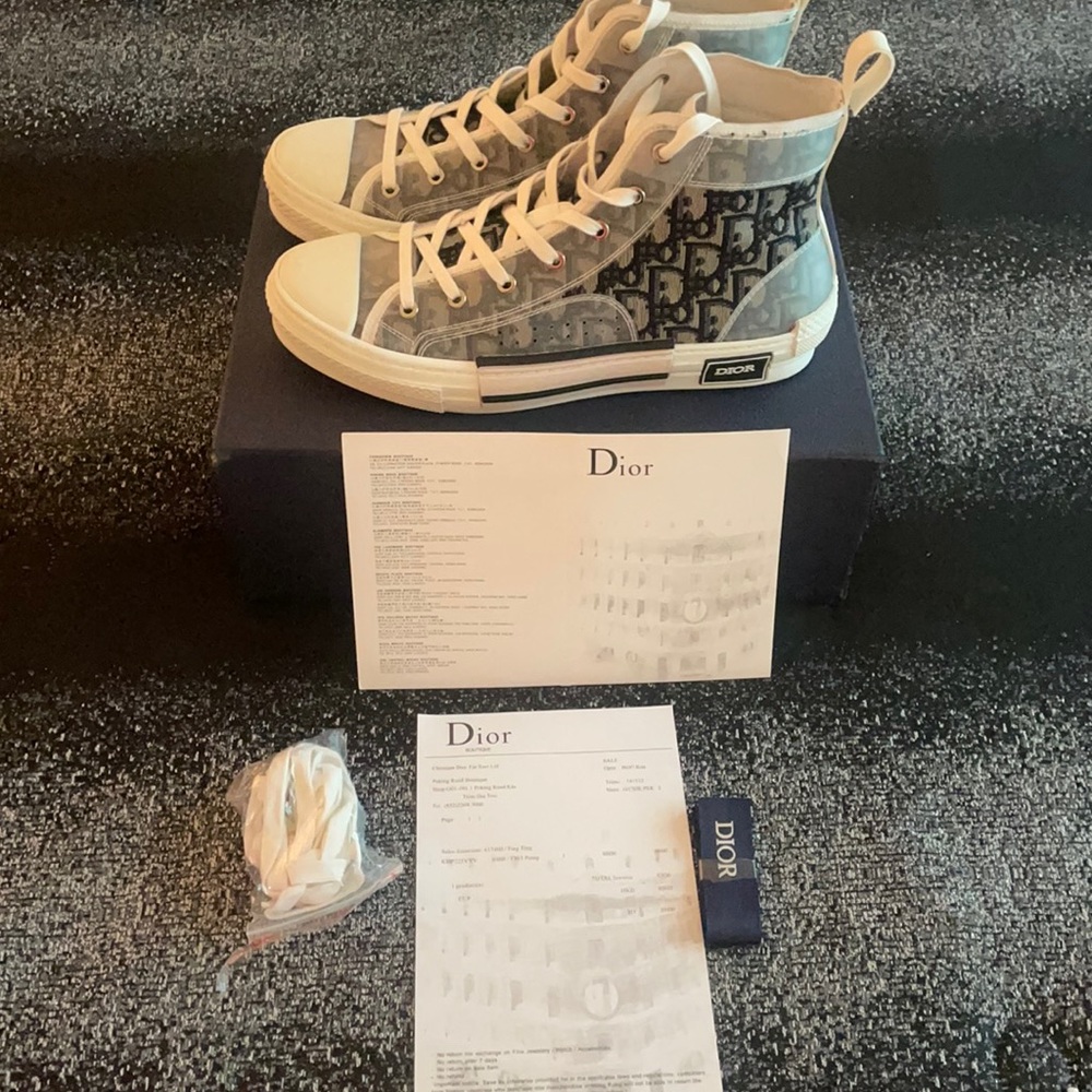 Dior Chucks worn once 350.00